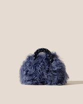 Hereu Crossbody Bags | BOMBON LONG HAIR SHEARLING - Small Plaited-handle Crossbody Bag - Women