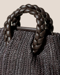 Hereu Crossbody Bags | BOMBON M RAFFIA - Plaited-handle Raffia Crossbody Bag - Women