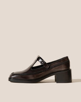 Hereu Heels | LLUISA HEELED - Brushed T-bar Loafer - Women