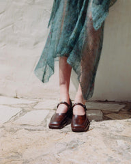 Hereu Heels | SIO HEELED - Brushed Mary Jane Loafer - Women