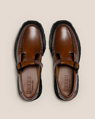 Hereu Loafers | ALBER SPORT - Tread Sole T-Bar Loafer - Men