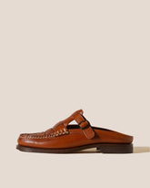 Hereu Loafers | FERRIOL MULE - Woven T-bar Mule Loafer - Men
