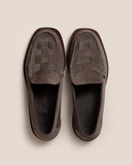 Hereu Loafers | NOMBELA SUEDE - Interwoven Detail Slip-on Loafer - Men