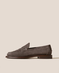 Hereu Loafers | NOMBELA SUEDE - Interwoven Detail Slip-on Loafer - Men