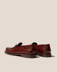 Hereu Loafers | SINEU GRAINY - Interlaced-detail Slip-on Loafer - Men