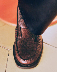 Hereu Loafers | SINEU GRAINY - Interlaced-detail Slip-on Loafer - Men
