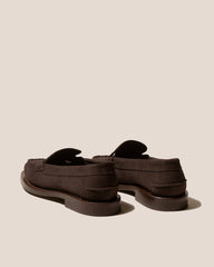 Hereu Loafers | SINEU SUEDE - Interlaced-detail Slip-on Loafer - Men