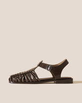 Hereu Sandals | ALARO - Square-Toe T-bar Sandal - Women