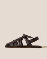 Hereu Sandals | BENA - Interwoven Knotted T-bar Sandal - Women