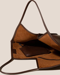 Hereu Shoulder Bags | CALELLA DISTRESSED - Leather Tote Bag - Men/Women