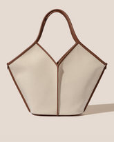 Hereu Shoulder Bags | CALELLA - Leather-trimmed Organic Cotton Tote Bag - Women/Men