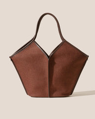 Hereu Shoulder Bags | CALELLA WINTER - Leather-trimmed Organic Cotton Tote Bag - Women/Men