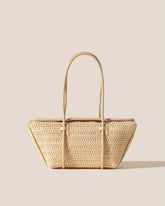 Hereu Shoulder Bags | FORNA RAFFIA - Leather Framed Shoulder Bag - Women