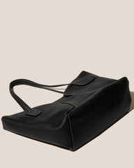 Hereu Shoulder Bags | SEPAL L GRAINY - Large Tulip Shape Zipped Tote Bag - Women