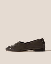 Hereu Soft Shoes | JULIOL CRINKLED GLOSSY - High Cut Deconstructed Loafer - Women