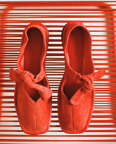 Hereu Soft Shoes | LLASADA SUEDE - Front-Knot Pump - Women