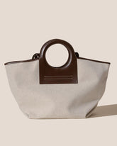 Hereu Tote Bags | CALA L - Leather-trimmed Canvas Tote Bag - Women/Men