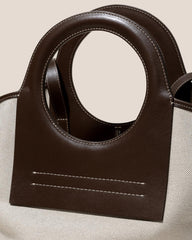 Hereu Tote Bags | CALA L - Leather-trimmed Canvas Tote Bag - Women/Men