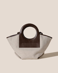 Hereu Tote Bags | CALA S - Leather-trimmed Canvas Tote Bag - Women/Men