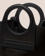 Hereu Tote Bags | CALA S - Leather-trimmed Canvas Tote Bag - Women/Men