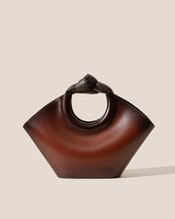 Hereu Tote Bags | CASTELL AIRBRUSHED - Knotted-handle Leather Tote Bag - Women