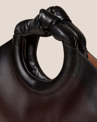 Hereu Tote Bags | CASTELL AIRBRUSHED - Knotted-handle Leather Tote Bag - Women