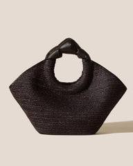 Hereu Tote Bags | CASTELL RAFFIA - Knotted-handle Tote Bag - Women