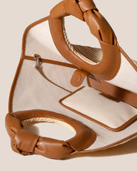 Hereu Tote Bags | CASTELL RAFFIA - Knotted-handle Tote Bag - Women