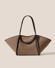 Hereu Tote Bags | CUBER - Leather-Trimmed Canvas Basket - Women/Men