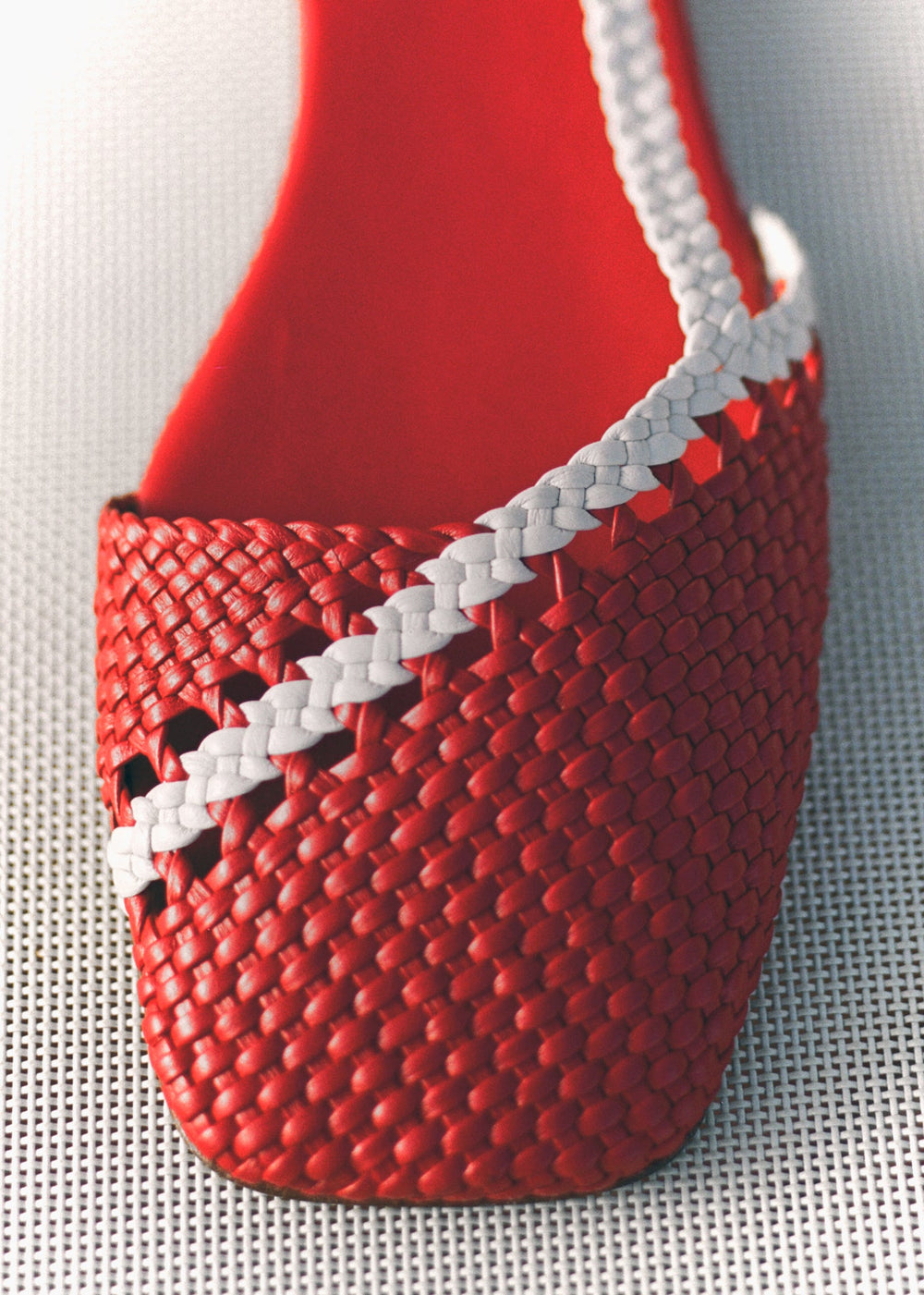 RONDAIA - Woven Asymmetrical Sandal | Hereu for sale