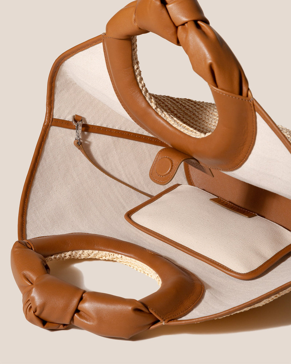 CASTELL RAFFIA - Knotted-handle Tote Bag | Hereu US