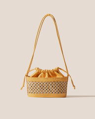 GAIA - Woven Bucket Crossbody Bag | Hereu sale