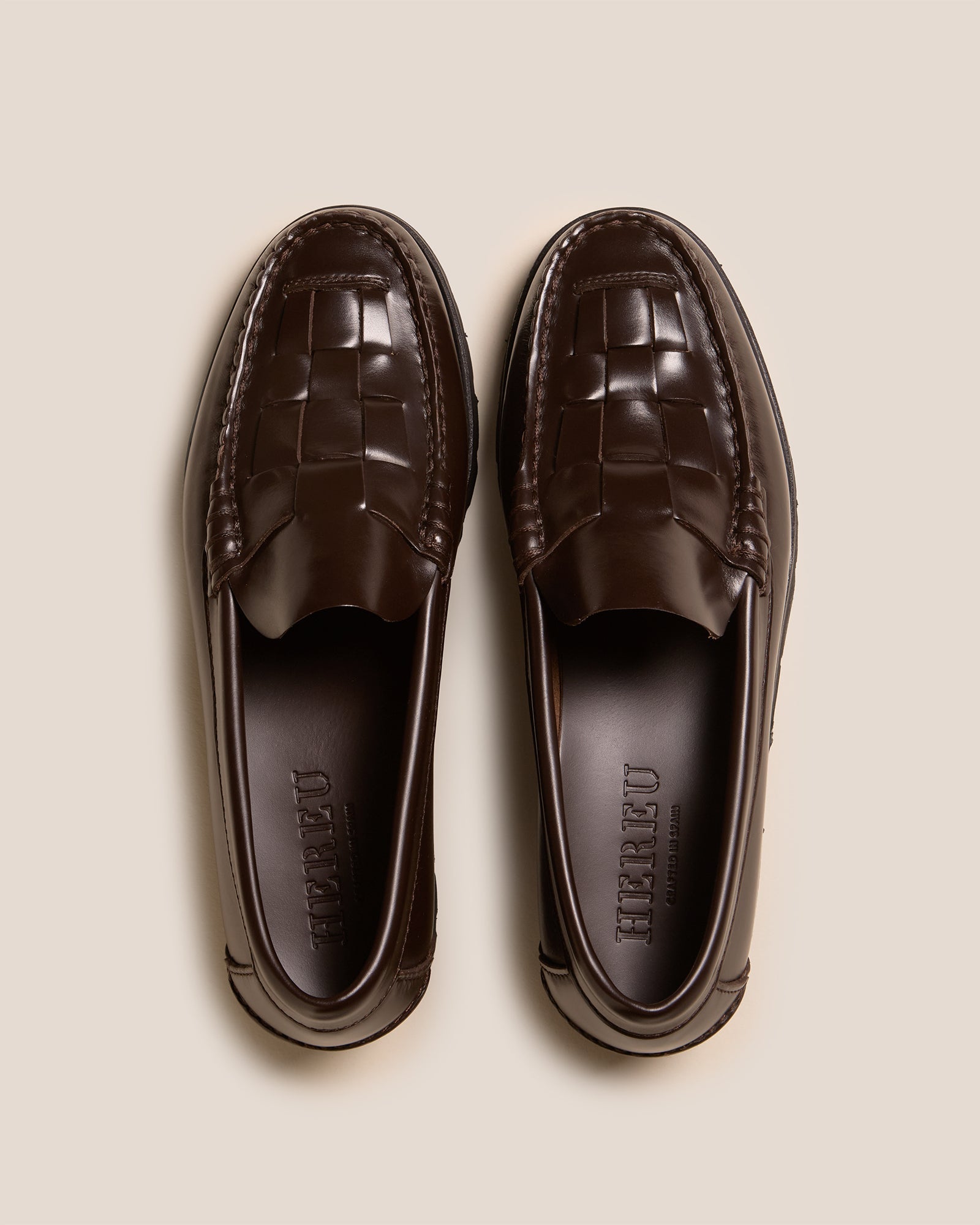 NOMBELA R SPORT - Tread Sole Interwoven Detail Slip-On Loafer | Hereu discount