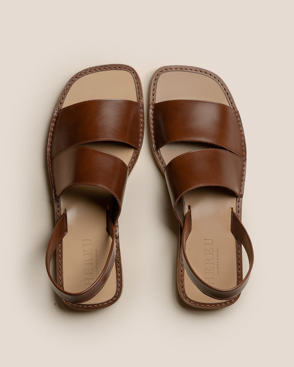 ALOC RUBBER - Asymmetrical Sandal | Hereu online