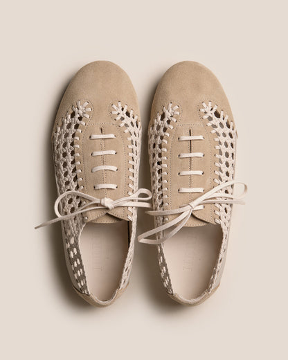 ESPORTIU WOVEN - Lace-Up Sporty Shoe | Hereu US