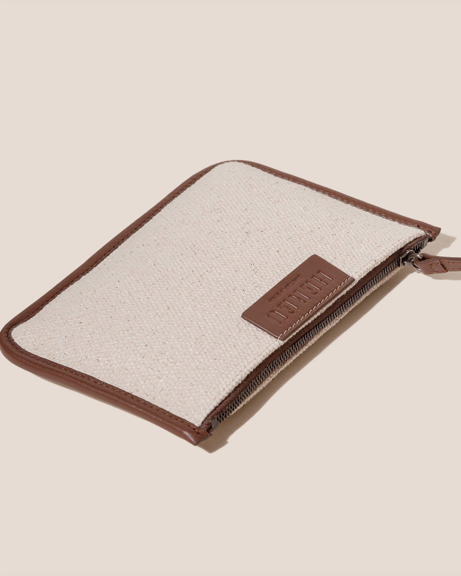 CALELLA SQUARED MEDIUM CANVAS - Leather-trimmed Tote Bag | Hereu outlet