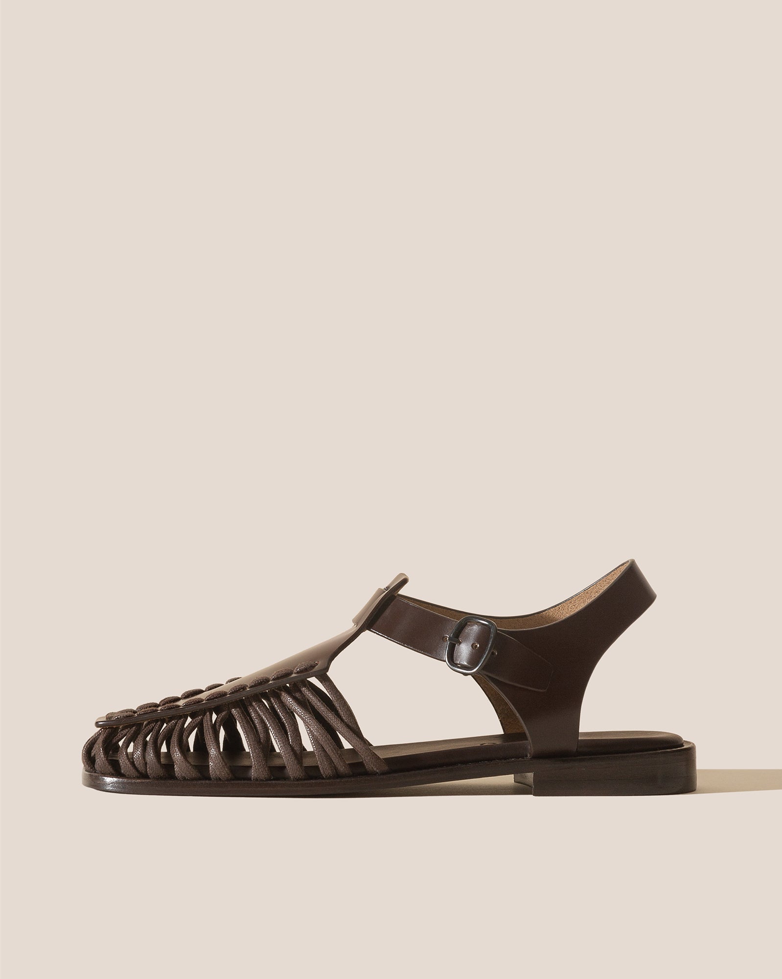 ALARO - Square-Toe T-bar Sandal | Hereu online