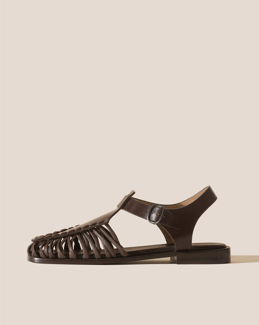 ALARO - Square-Toe T-bar Sandal | Hereu online