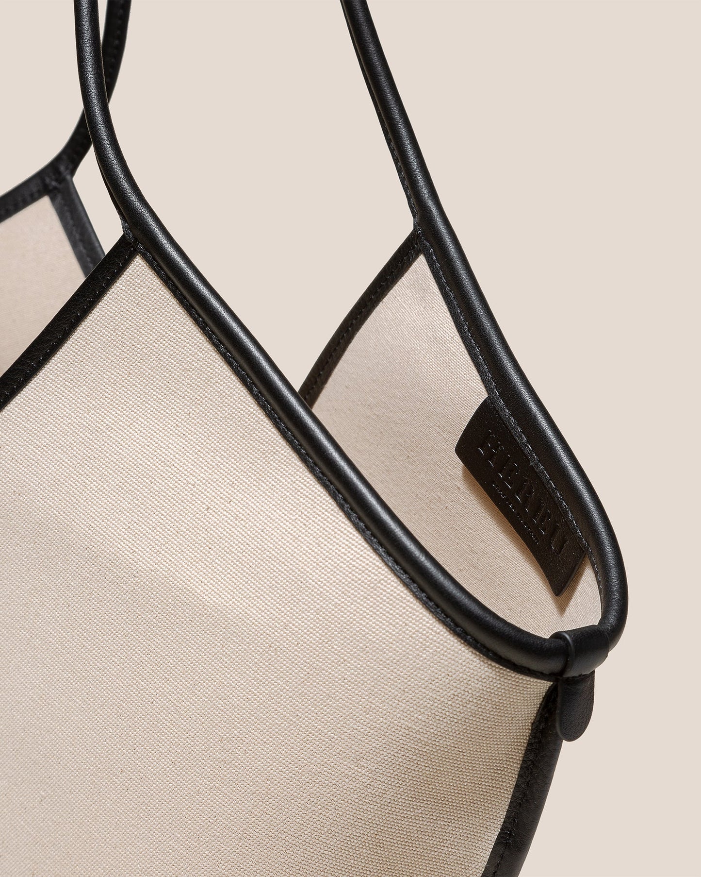 CALELLA - Leather-trimmed Organic Cotton Tote Bag | Hereu US