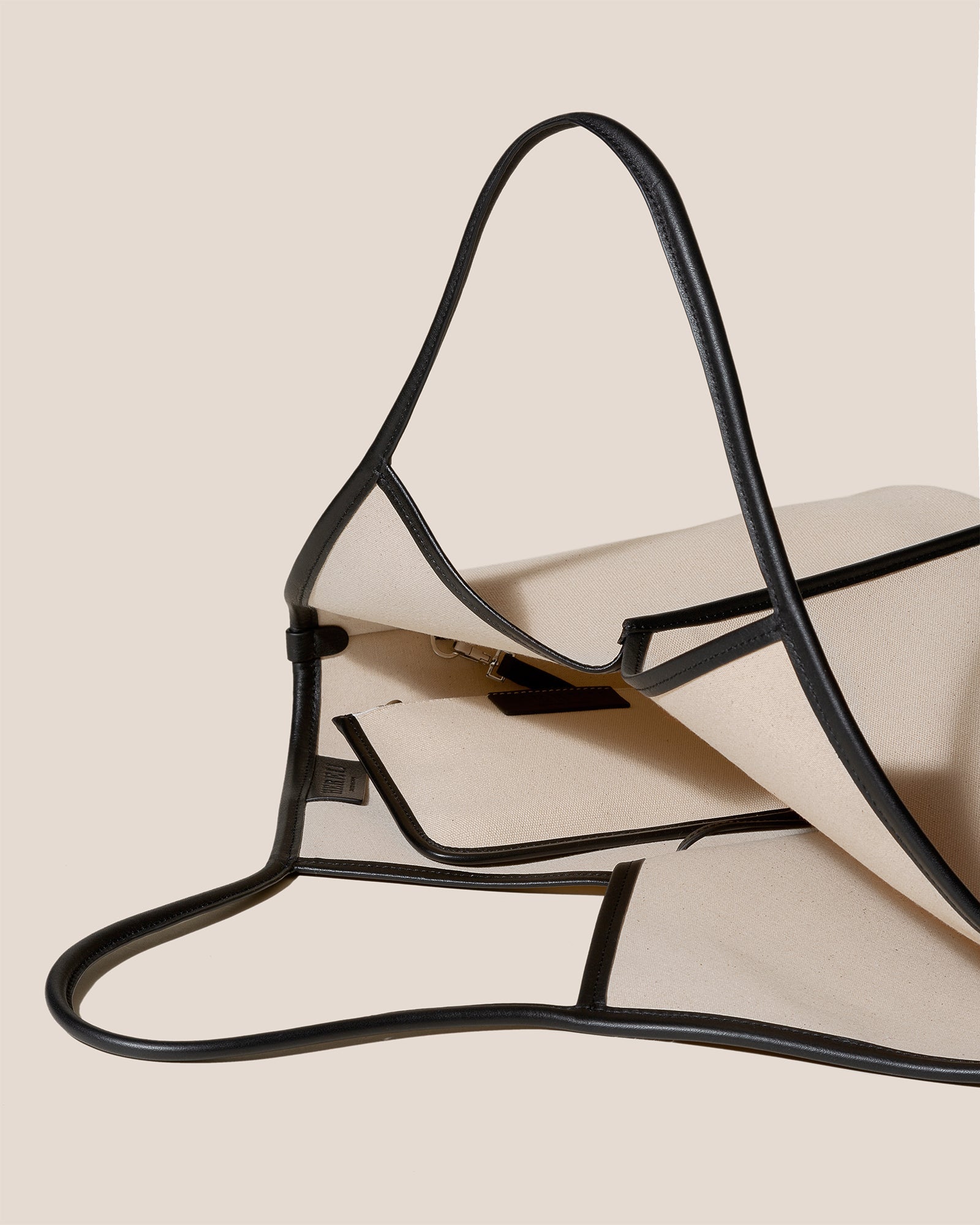 CALELLA - Leather-trimmed Organic Cotton Tote Bag | Hereu US