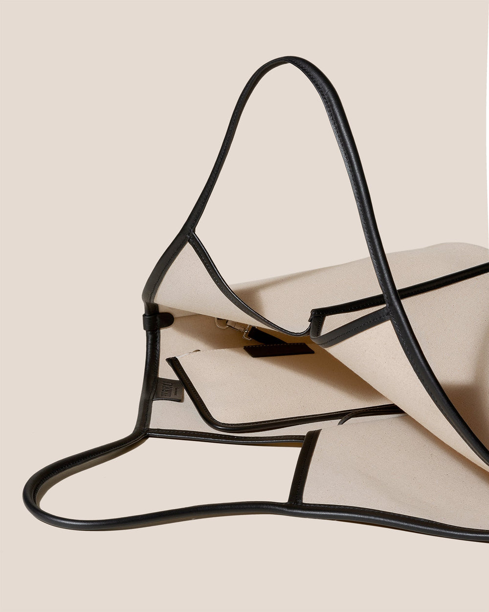 CALELLA - Leather-trimmed Organic Cotton Tote Bag | Hereu US