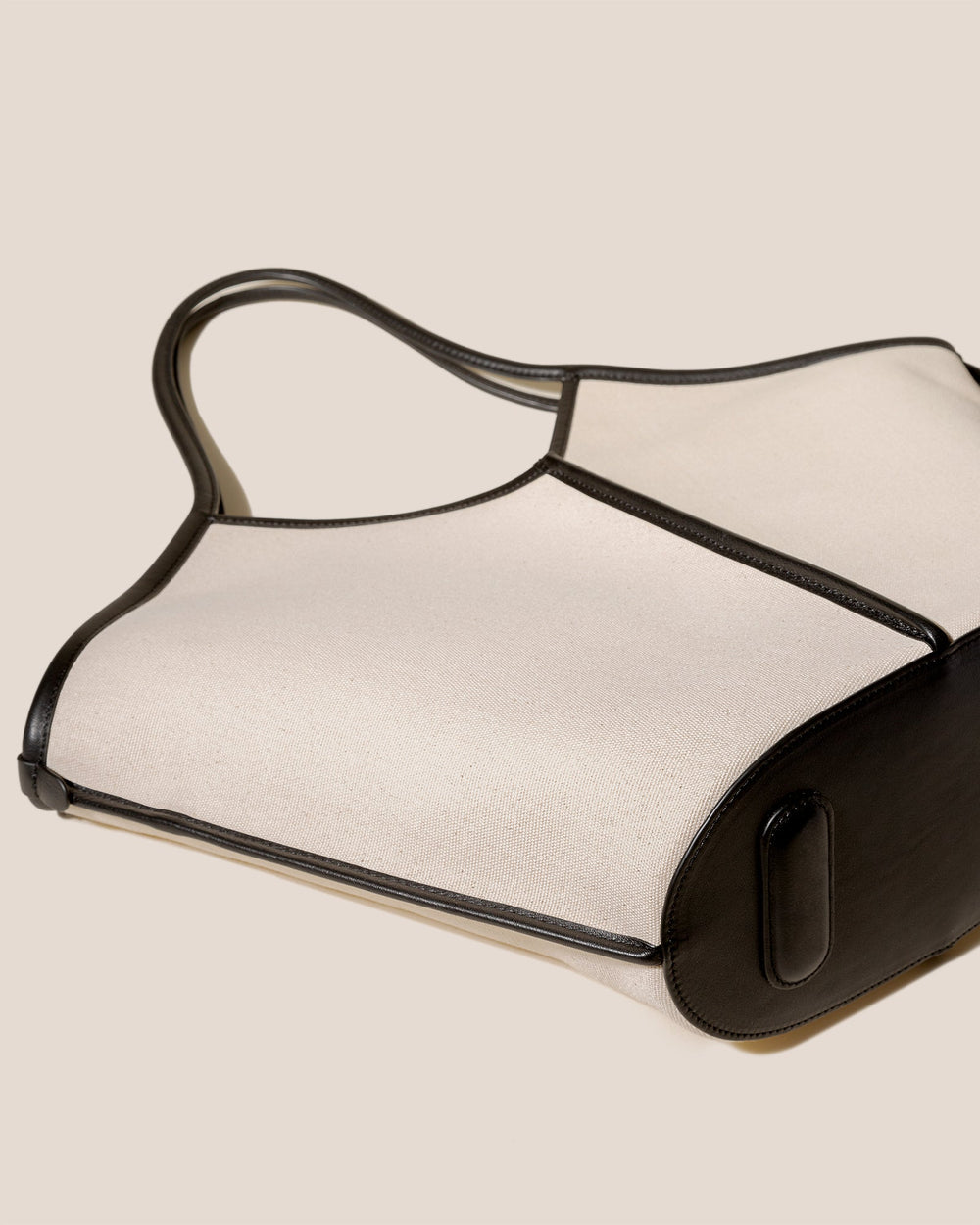 CALELLA - Leather-trimmed Organic Cotton Tote Bag | Hereu US