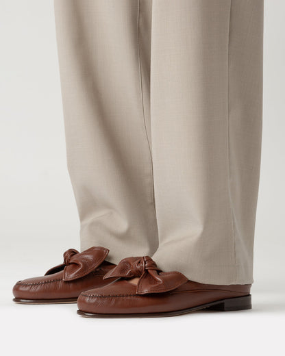 CORBATI MULE - Bow-Detail Slip-On Mule | Hereu outlet