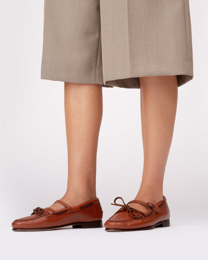 LOREA SUPPLE SHINY - Mary Jane Loafer | Hereu on sale