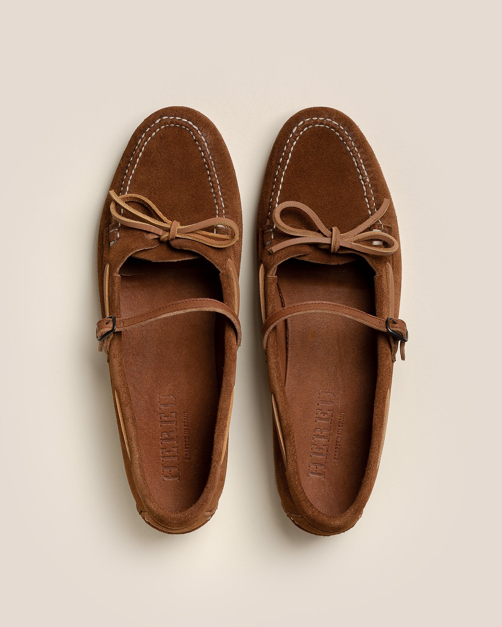 LOREA SUEDE - Mary Jane Loafer | Hereu online