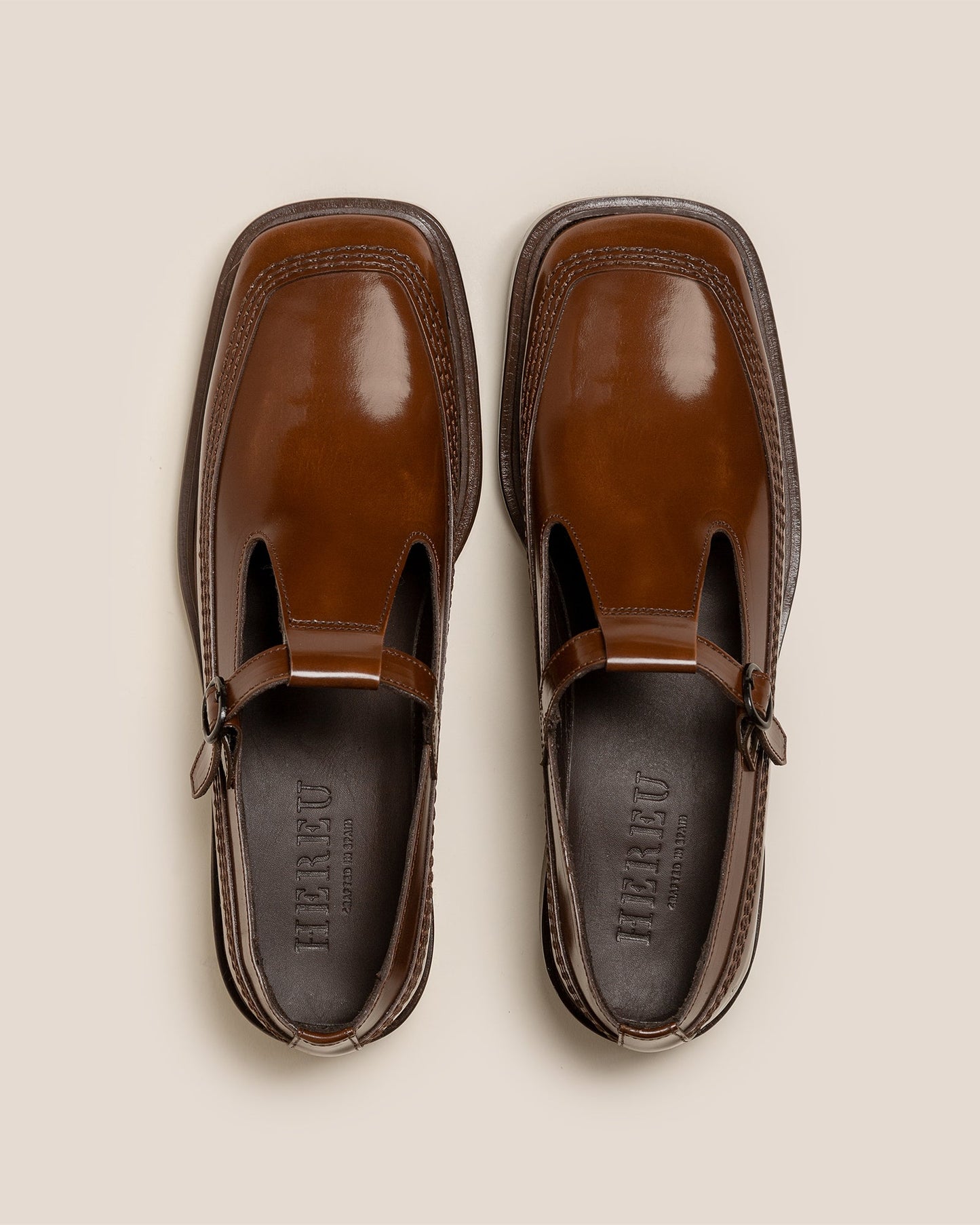 LLUISA POLISHED - T-bar Loafer | Hereu on sale