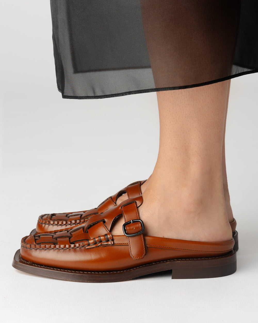 BONELL - Woven T-bar Mule Loafer | Hereu near me