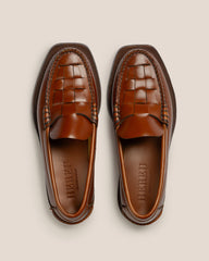 NOMBELA - Interwoven Detail Slip-On Loafer | Hereu sale