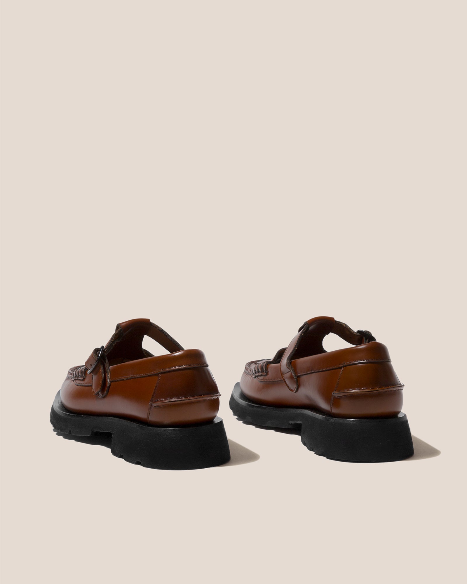 ALBER SPORT - Tread Sole T-Bar Loafer | Hereu for sale