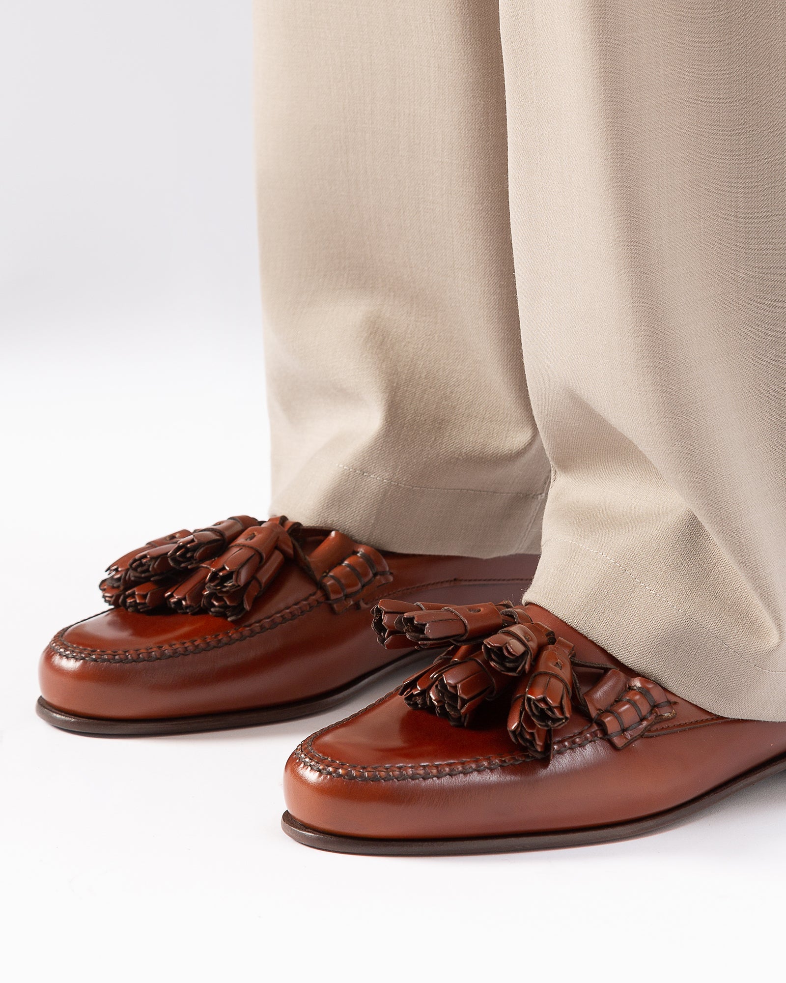 BORLADA - Tasselled Mule Loafer | Hereu online